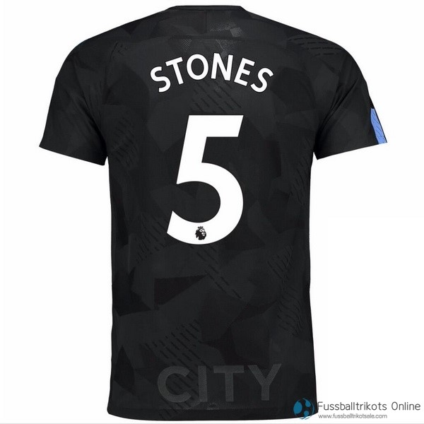 Manchester City Trikot Ausweich Stones 2017-18 Fussballtrikots Günstig